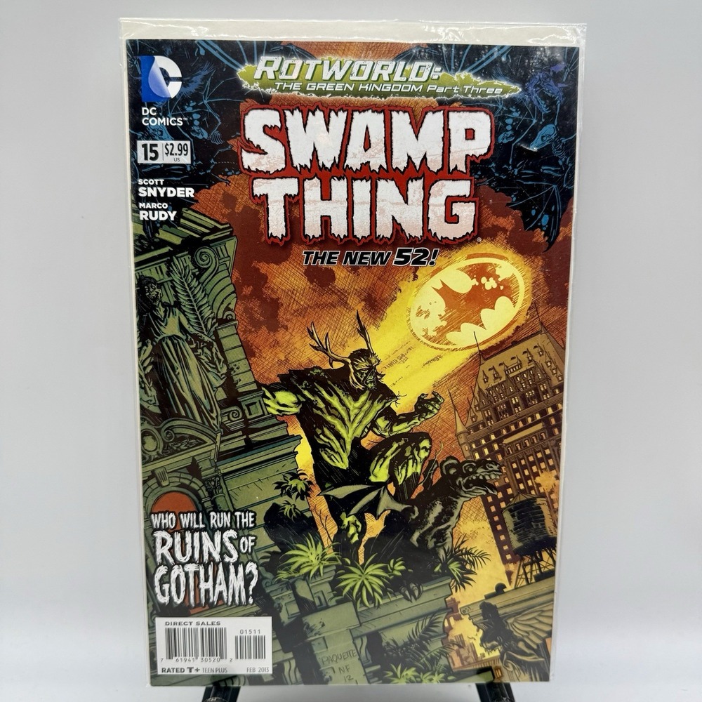 Swamp Thing New 52 Issue 15 Rotworld Green Kingdom Pt 3 DC 2013 Bagged & Boarded